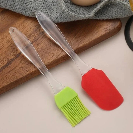 2pc Set Of Big Brush & Spatula Set